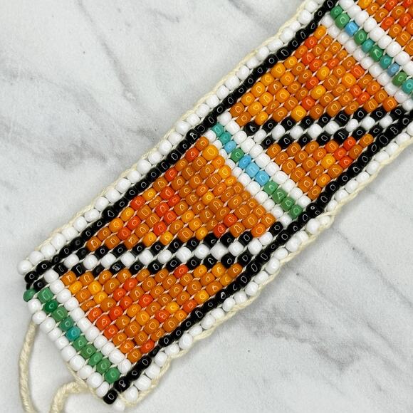 Womens Colorful Beaded Tie Belt - Festival Boho Style ✨ - Picture 6 of 10